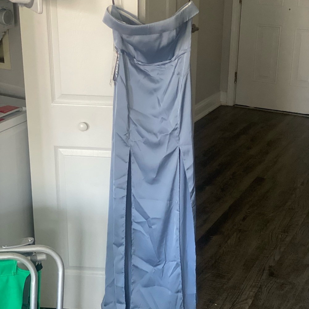 NWT - Azazie bridesmaids dress - dusty blue